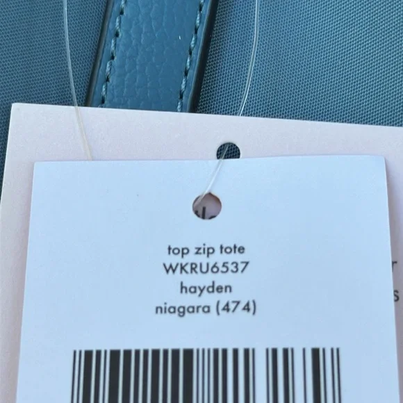 KATE SPADE HAYDEN NIAGARA NYLON TOP ZIP TOTE - Picture 14 of 15